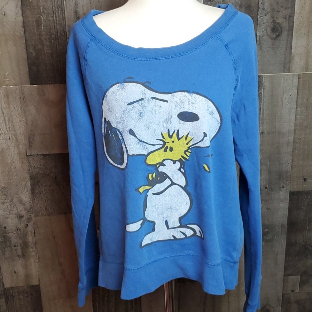 Peanuts Blue Snoopy Sweatshirt